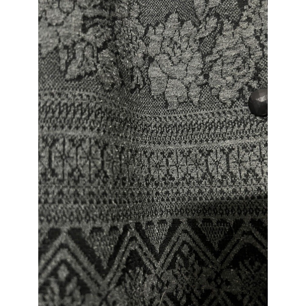 Victoria's Secret Women Black Cardigan Country ‎ Medium Vintage Y2K Boho - Picture 4 of 6